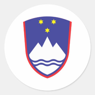 Slovenia Coat Of Arms Classic Round Sticker