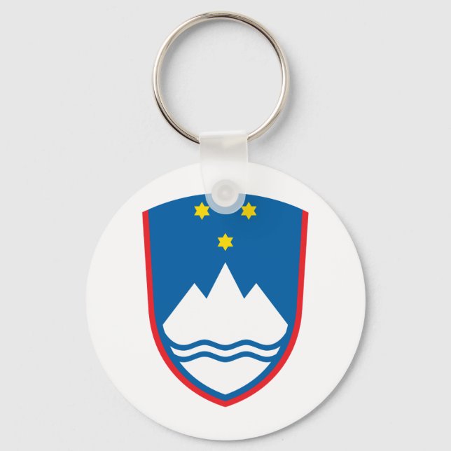 Slovenia coat of arms keychain (Front)