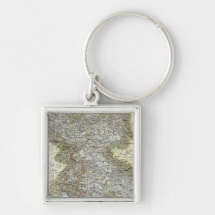 Slovenia, Croatia Keychain