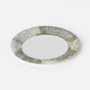 Slovenia, Croatia Paper Plate