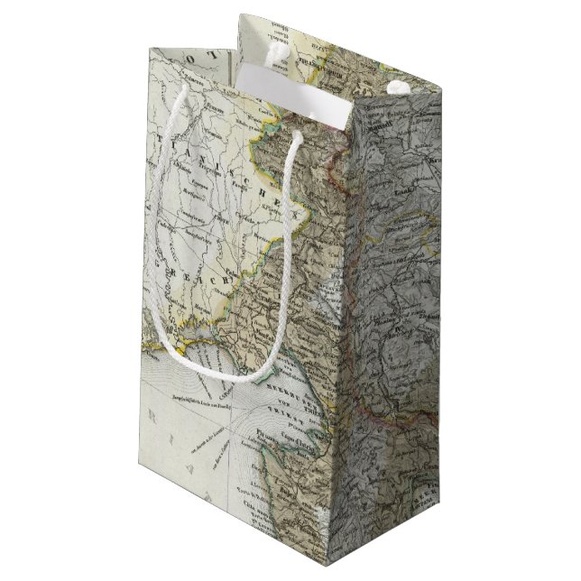 Slovenia, Croatia Small Gift Bag (Back Angled)