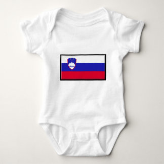 Slovenia Flag Baby Bodysuit