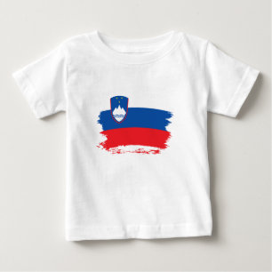 Slovenia flag baby T-Shirt