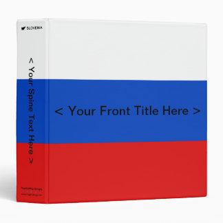 Slovenia Flag Binder