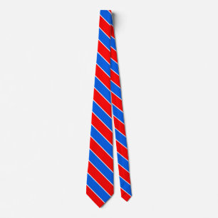 Slovenia Flag Colours Elegant Tie