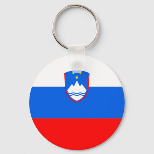 slovenia flag keychain