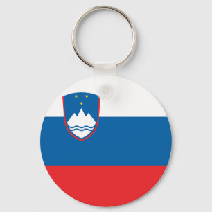 Slovenia Flag Keychain