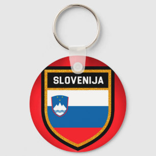 Slovenia Flag Keychain