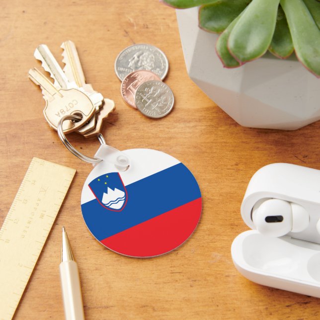 Slovenia flag keychain (Desk)