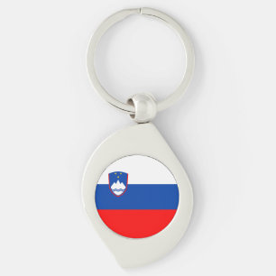 Slovenia Flag Keychain