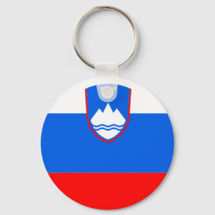 slovenia flag keychain