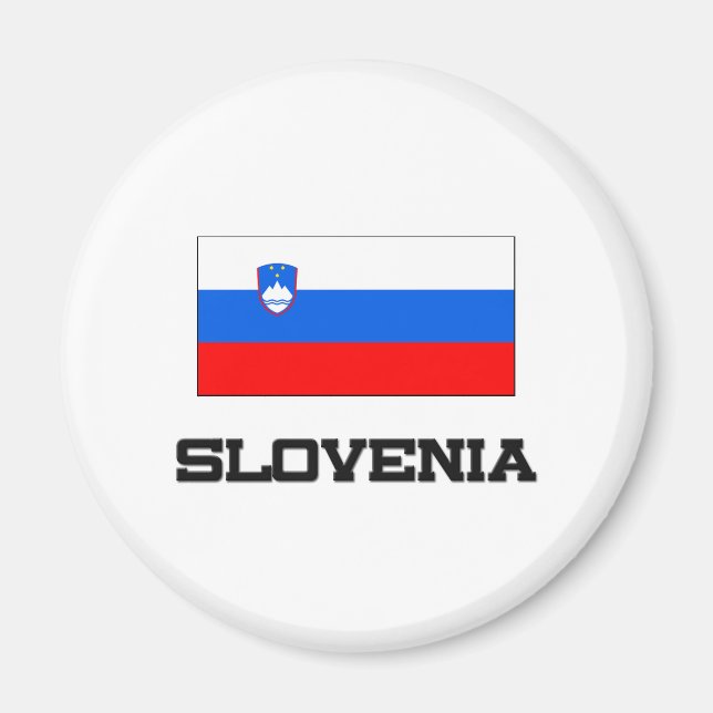 Slovenia Flag Magnet (Front)