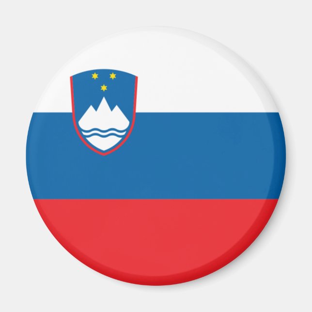 Slovenia Flag Magnet (Front)