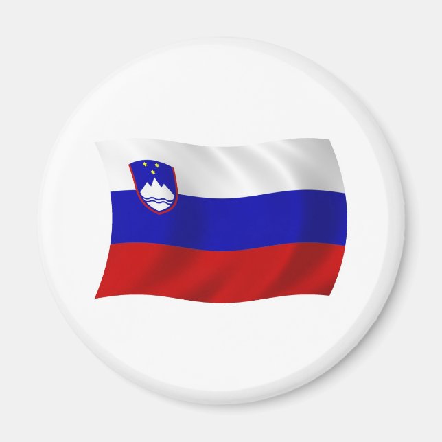 Slovenia Flag Magnet (Front)