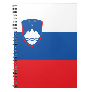 Slovenia flag notebook