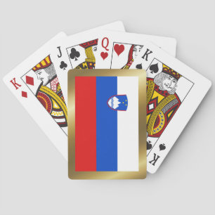 Slovenia Flag Playing Cards