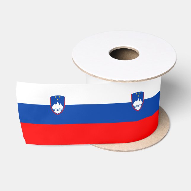 Slovenia Flag Satin Ribbon (Spool)