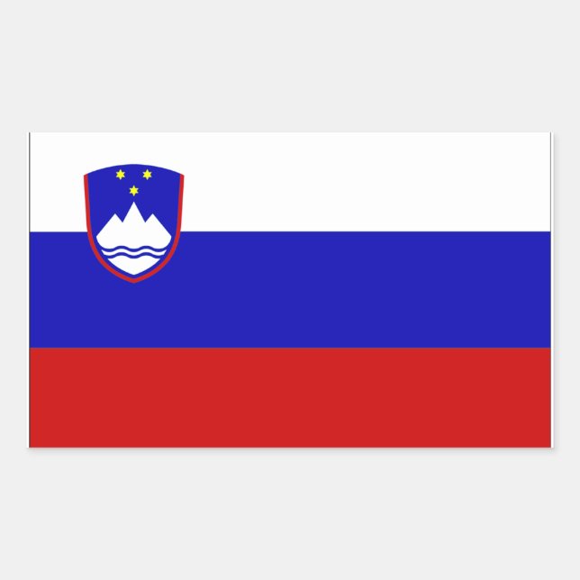 Slovenia Flag Sticker (Front)