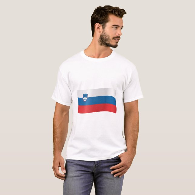 Slovenia Flag T-Shirt (Front Full)