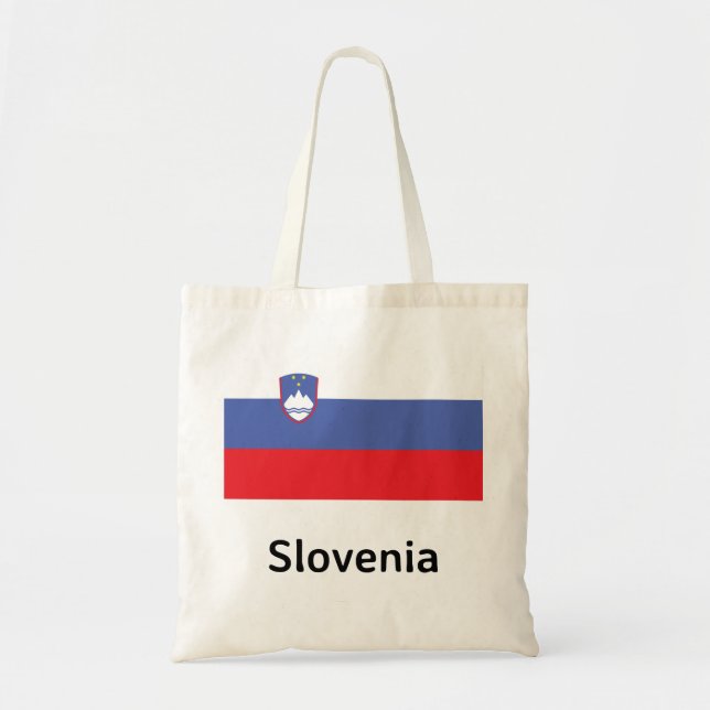 Slovenia Flag Tote Bag (Front)