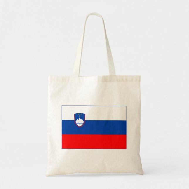Slovenia Flag Tote Bag (Front)