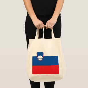 Slovenia flag tote bag