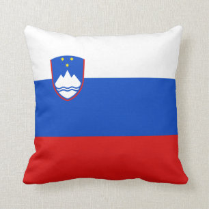 Slovenia Flag x Flag Pillow
