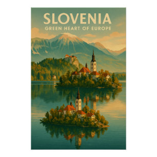 Slovenia – Green Heart of Europe Poster