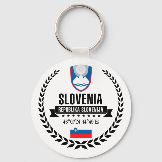 Slovenia Keychain (Front)