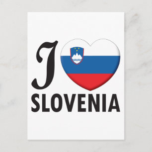 Slovenia Love Postcard
