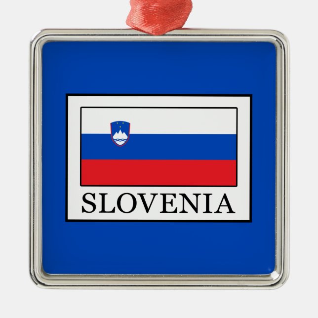 Slovenia Metal Ornament (Front)