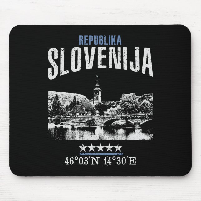 Slovenia Mouse Pad (Front)