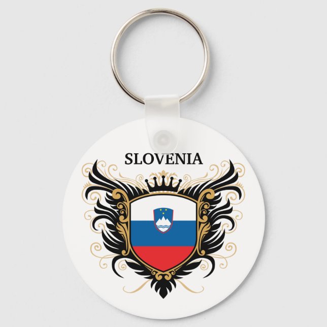 Slovenia [personalize] keychain (Front)