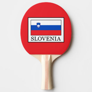 Slovenia Ping Pong Paddle