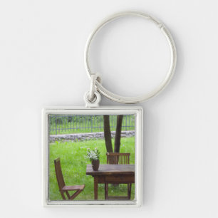 SLOVENIA, PRIMORSKA, Spodnja Idrija: Table on Keychain
