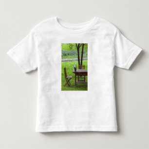 SLOVENIA, PRIMORSKA, Spodnja Idrija: Table on Toddler T-shirt