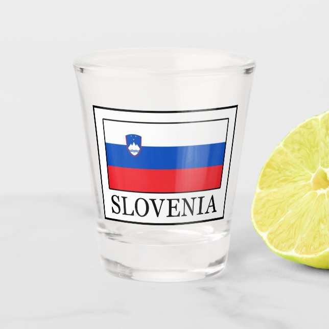 Slovenia Shot Glass (Front)