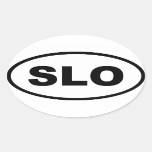 Slovenia SLO European Oval Sticker