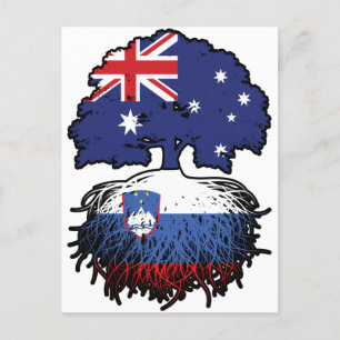 Slovenia Slovenian Australian Australia Tree Roots Postcard