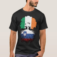 Slovenia Slovenian Irish Ireland Tree Roots Flag
