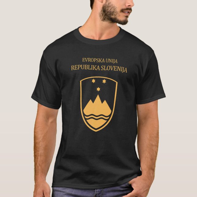 Slovenia Slovenian Slovenia passport Slovenia flag T-Shirt (Front)