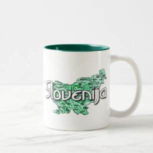 Slovenia Two-Tone Coffee Mug