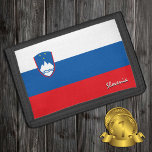 Slovenian flag fashion, Slovenia patriots / sports Trifold Wallet<br><div class="desc">WALLETS: Slovenia & Slovenian Flag fashion - love my country,  travel gifts,  grandpa birthday,  national patriots / sports fans</div>