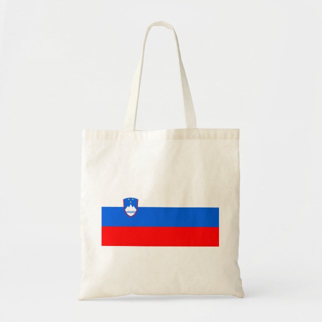 Slovenian Flag Tote Bag (Front)