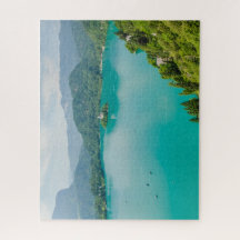 Slovénie Jigsaw Puzzle - Lac Bled du château