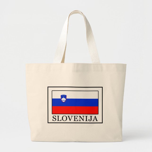 Slovenija Large Tote Bag (Front)