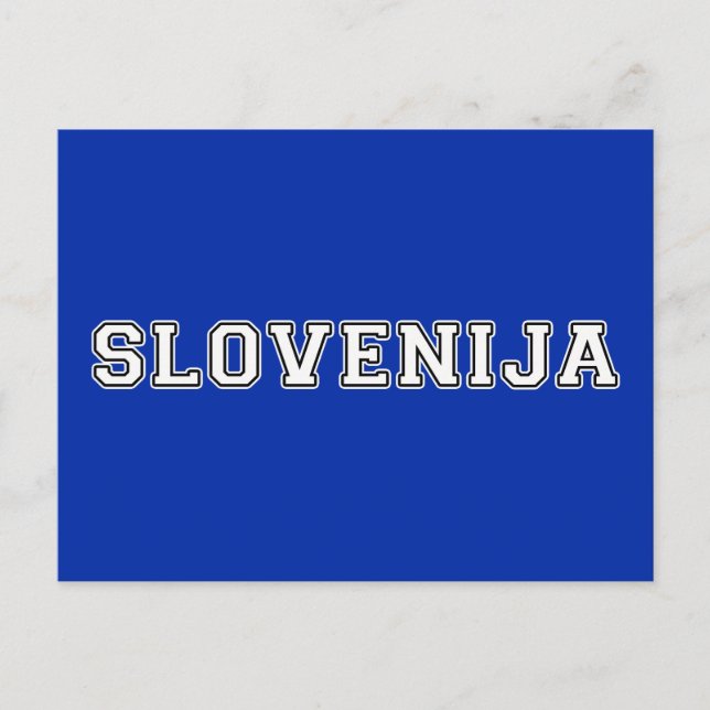Slovenija Postcard (Front)