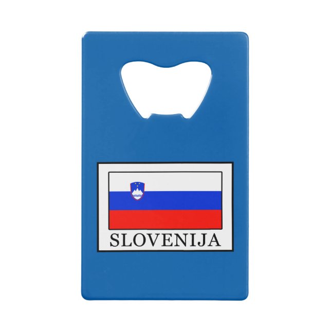 Slovenija Wallet Bottle Opener (Front)