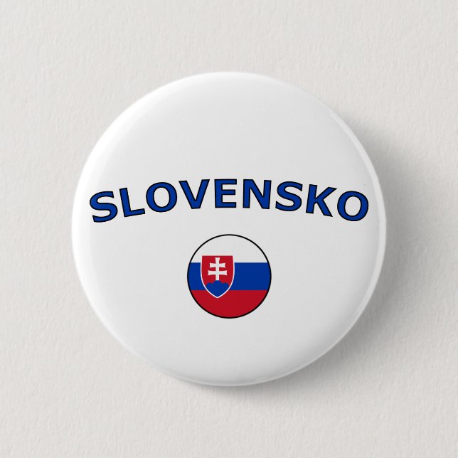Slovensko 2 Inch Round Button (Front)