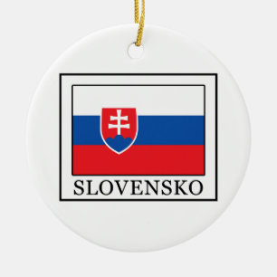 Slovensko Ceramic Ornament